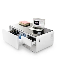 Sobro Smart Storage Coffee Table with Refrigerated Drawer