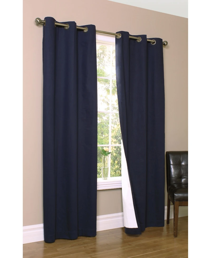 Thermalogic Commonwealth Weather Cotton Fabric Grommet Top Panel Pair