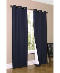 Thermalogic Commonwealth Weather Cotton Fabric Grommet Top Panel Pair