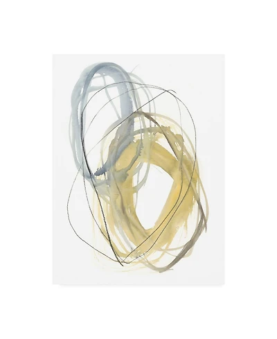 Jennifer Goldberger Interlock I Canvas Art - 36.5" x 48"