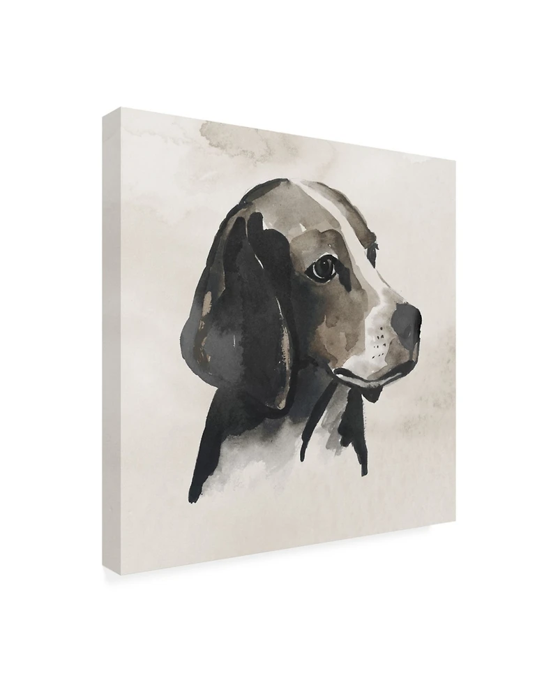 Grace Popp Inked Dogs Ii Canvas Art - 15" x 20"