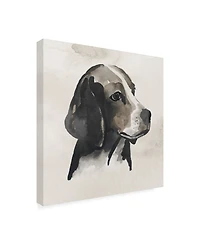 Grace Popp Inked Dogs Ii Canvas Art - 15" x 20"