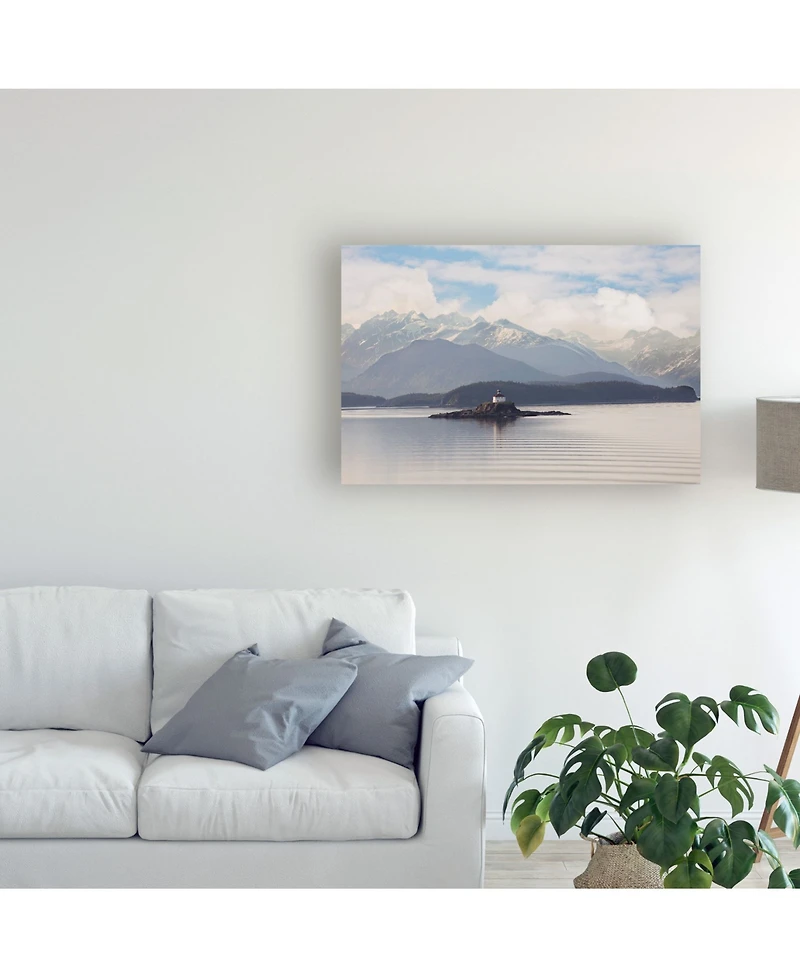 Monte Nagler Eldred Rock Lighthouse Alaska Canvas Art - 37" x 49"