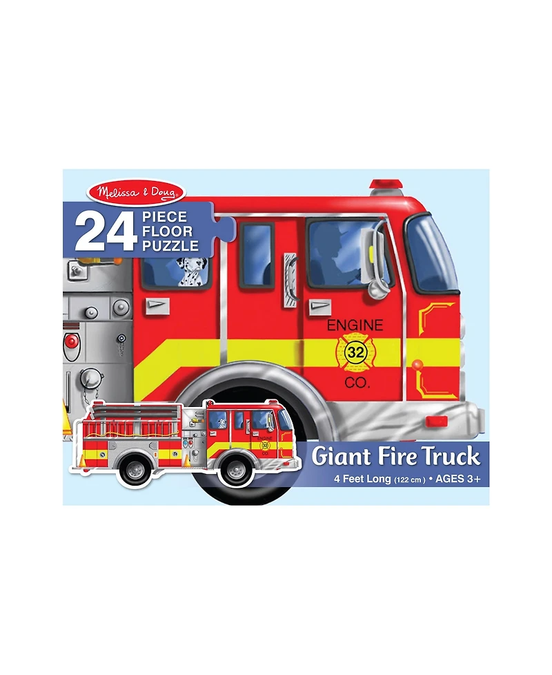 Melissa and Doug Giant Fire Truck Floor 24 pc
