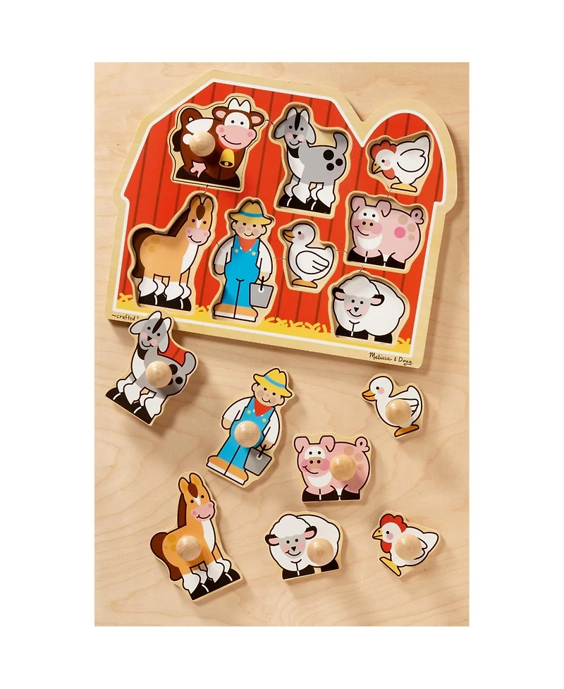 Melissa and Doug Large Farm Jumbo Knob