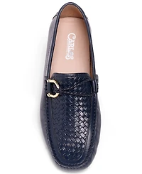 Carlos by Santana Men's Malone Interweave Leather Slip-On Driving Loafers