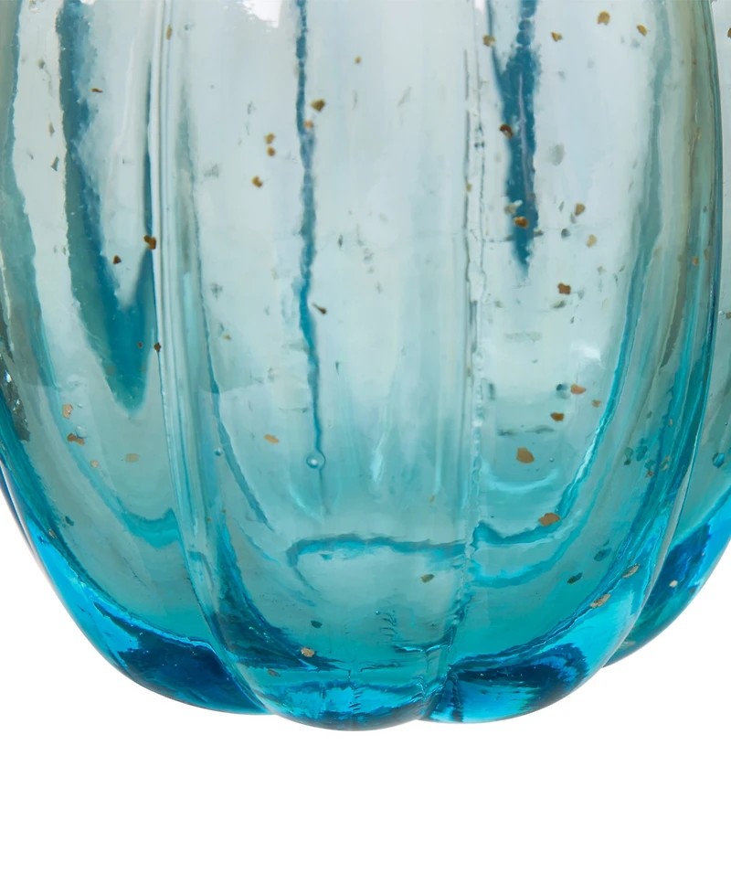 Glitzhome Glass Pumpkin
