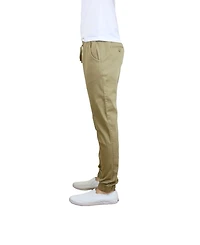 Galaxy By Harvic Men's Basic Stretch Twill Joggers