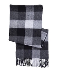 Simply Natural Women's Alpaca-Wool Buffalo Check Scarf