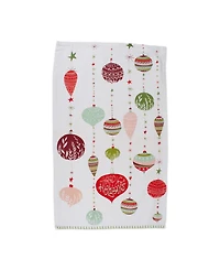 Design Imports Assorted X-mas Trimmings Printed Dishtowel Set