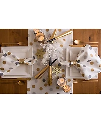 Design Imports Metallic Confetti Table Runner