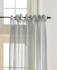 Elrene Home Fashions Vienna Tie-Top Sheer Window Curtain