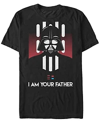 Star Wars Men's Classic Darth Vader I Am Your Father Short Sleeve T-Shirt