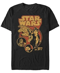 Star Wars Men's Classic Retro Han Solo Team Short Sleeve T-Shirt