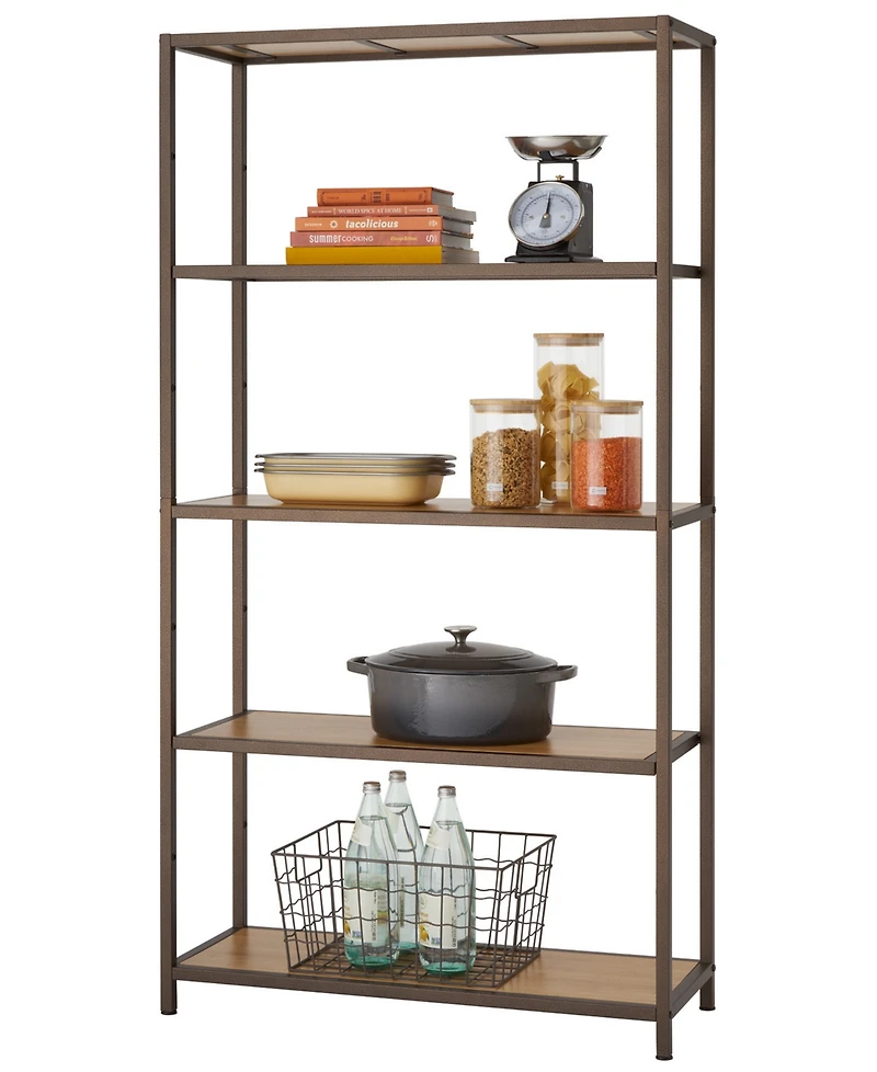 Trinity -Tier Bamboo Shelving Rack