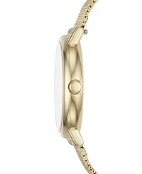 Skagen Women's Signatur Gold-Tone Stainless Steel Mesh Bracelet Watch 30mm