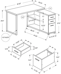 Monarch Specialties Computer Desk