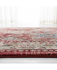 Lauren Ralph Lauren Ariel LRL1255C Red and Beige 3'3" X 4'10" Area Rug