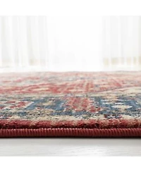 Lauren Ralph Lauren Chloe Lrl1221a Red Navy Area Rug