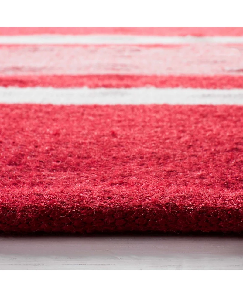 Lauren Ralph Lauren Hanover Stripe LRL2461D Red 5' X 8' Outdoor Area Rug
