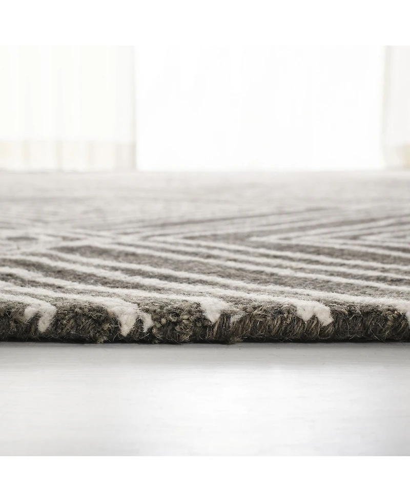 Lauren Ralph Lauren Isabella LRL6608F Charcoal 5' X 8' Area Rug