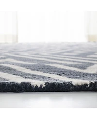 Lauren Ralph Lauren Imani Geometric LRL6609N Slate 8' X 10' Area Rug