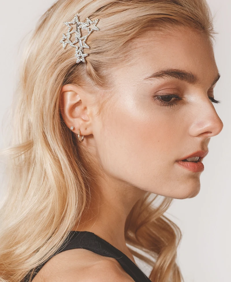 Soho Style Crystal Star Cluster Bobby Pin