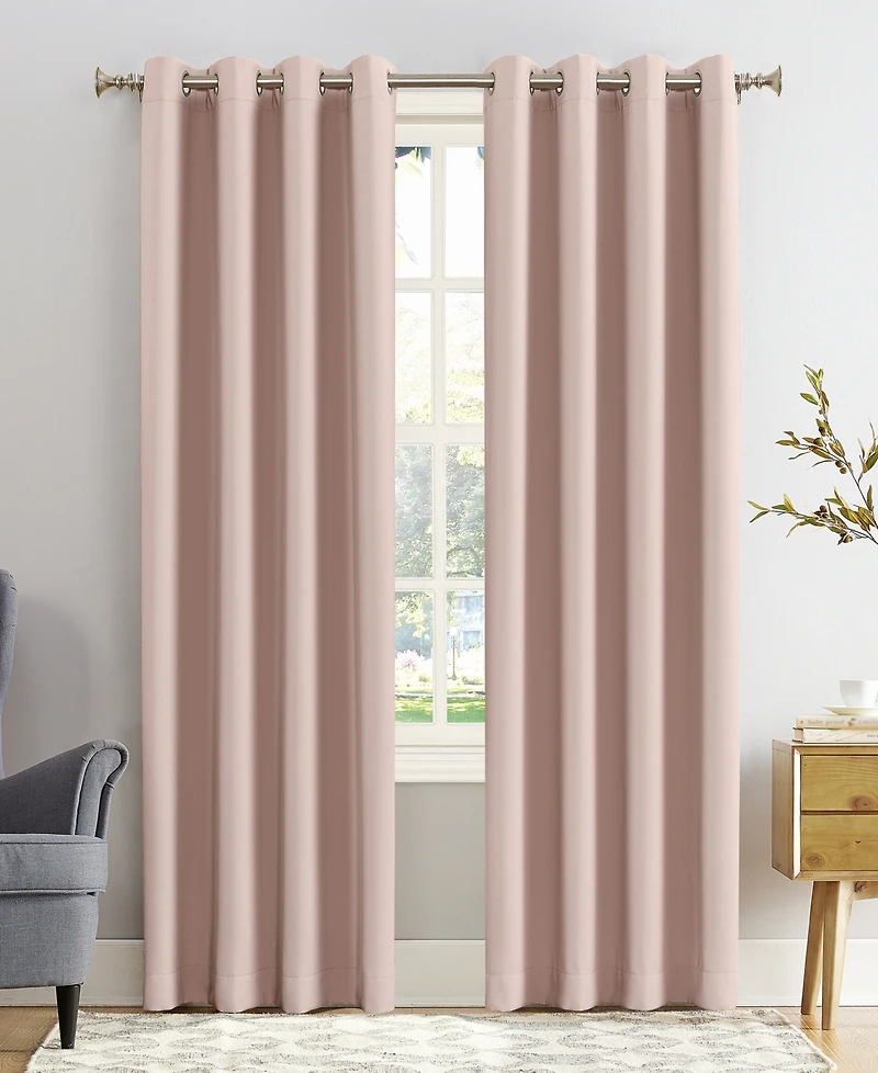 Saxon Energy Saving Blackout Grommet Curtain Panel