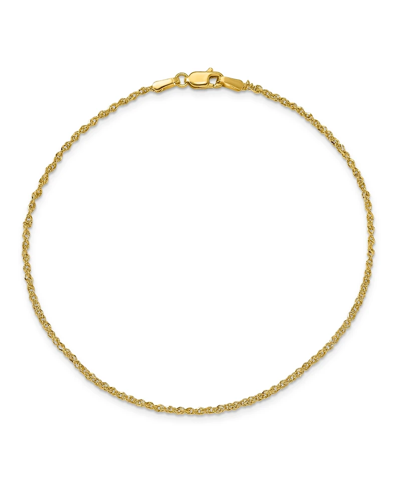 Ropa Anklet in 14k Yellow Gold