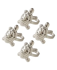 Saro Lifestyle Turtle Dinner Napkin Ring, Set of 4