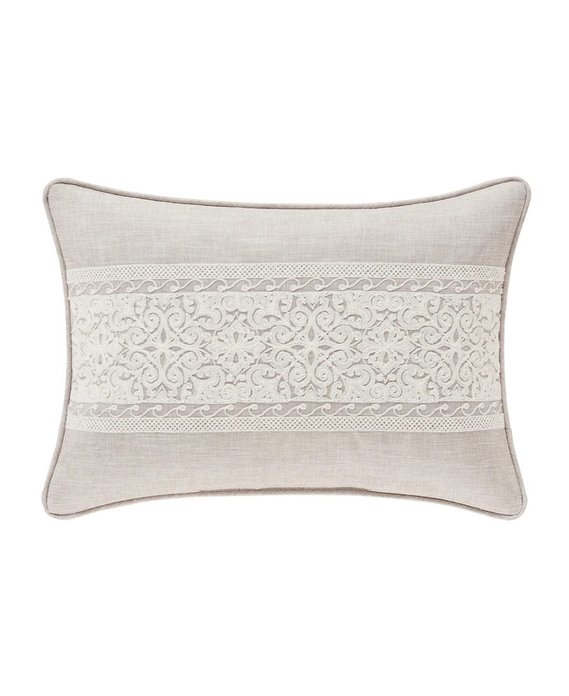 J Queen New York Lauralynn Boudoir Decorative Pillow, 15" x 21"