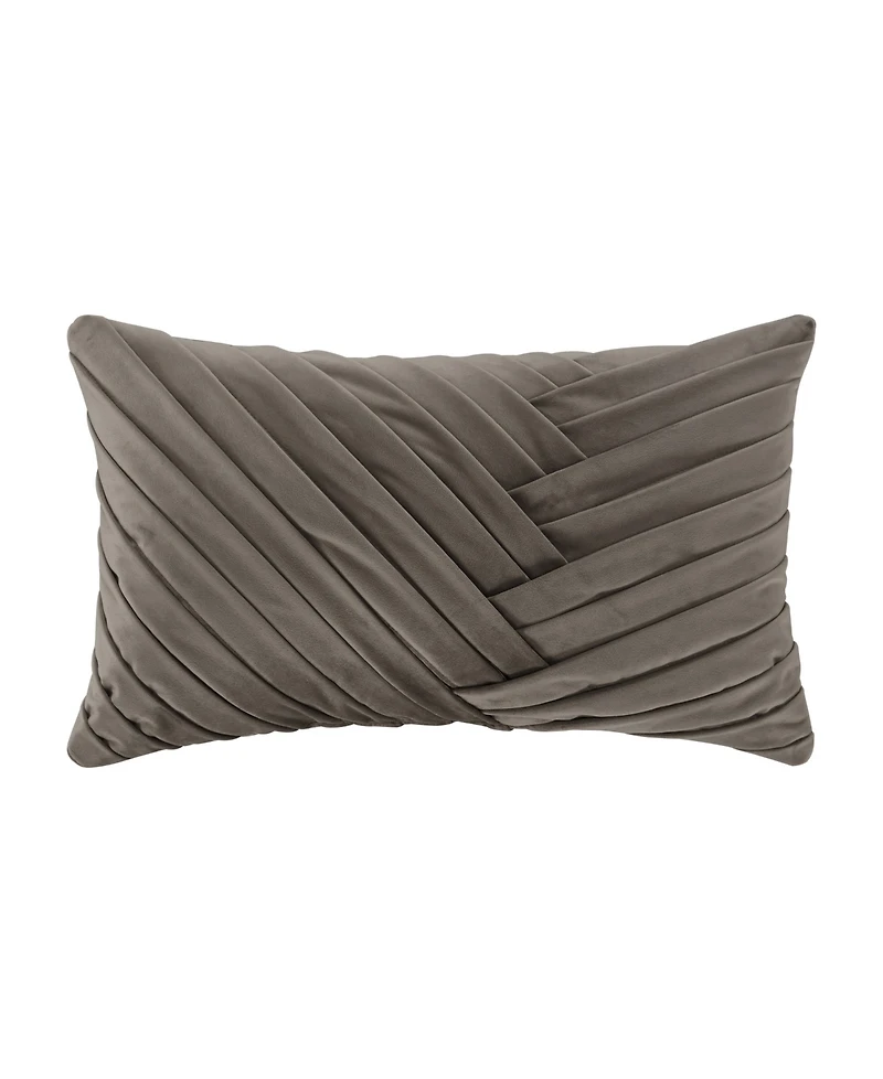 J Queen New York Cracked Ice Boudoir Decorative Pillow, 12" x 21"