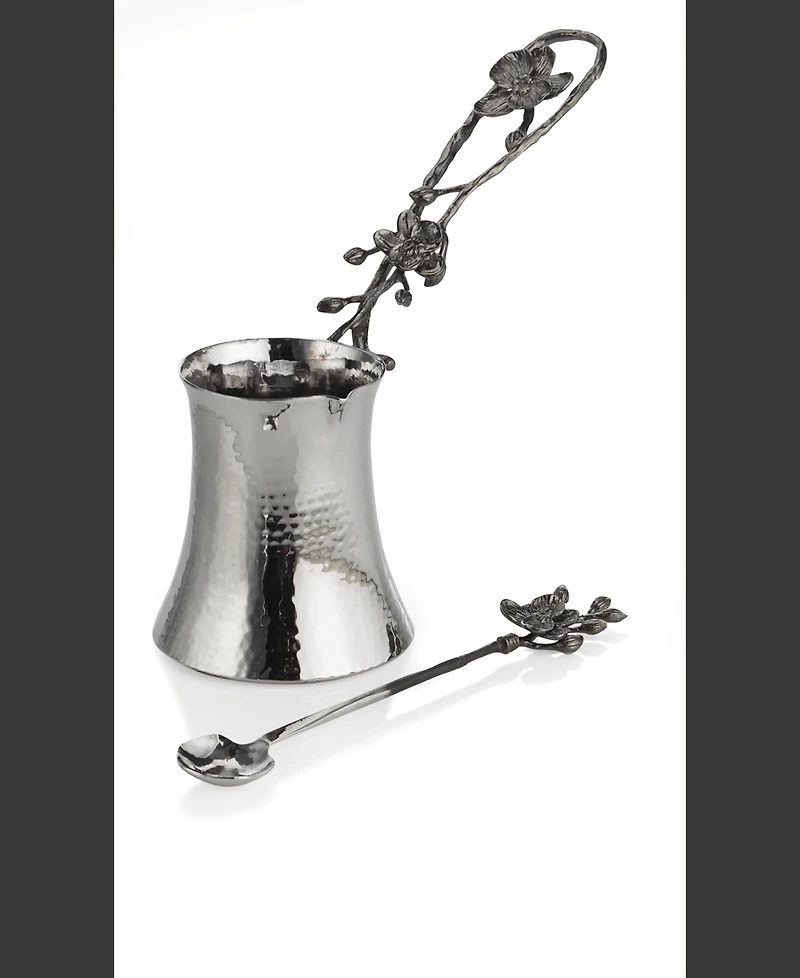 Michael Aram Black Orchid Coffee Pot & Spoon