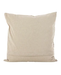 Saro Lifestyle Embroidered Decorative Pillow, 18" x 18"