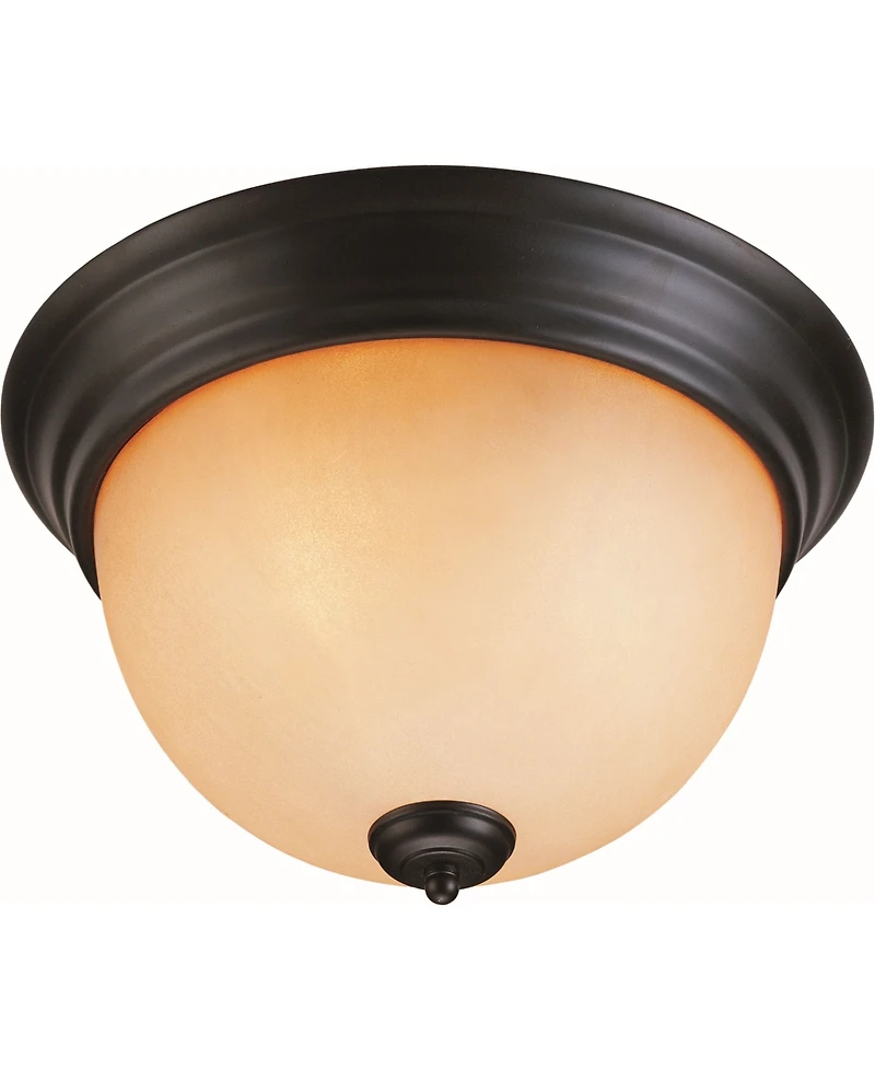 Volume Lighting Rainier 2-Light Flush Mount Ceiling Fixture