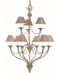 Volume Lighting Cirebon 9-Light Hanging Chandelier