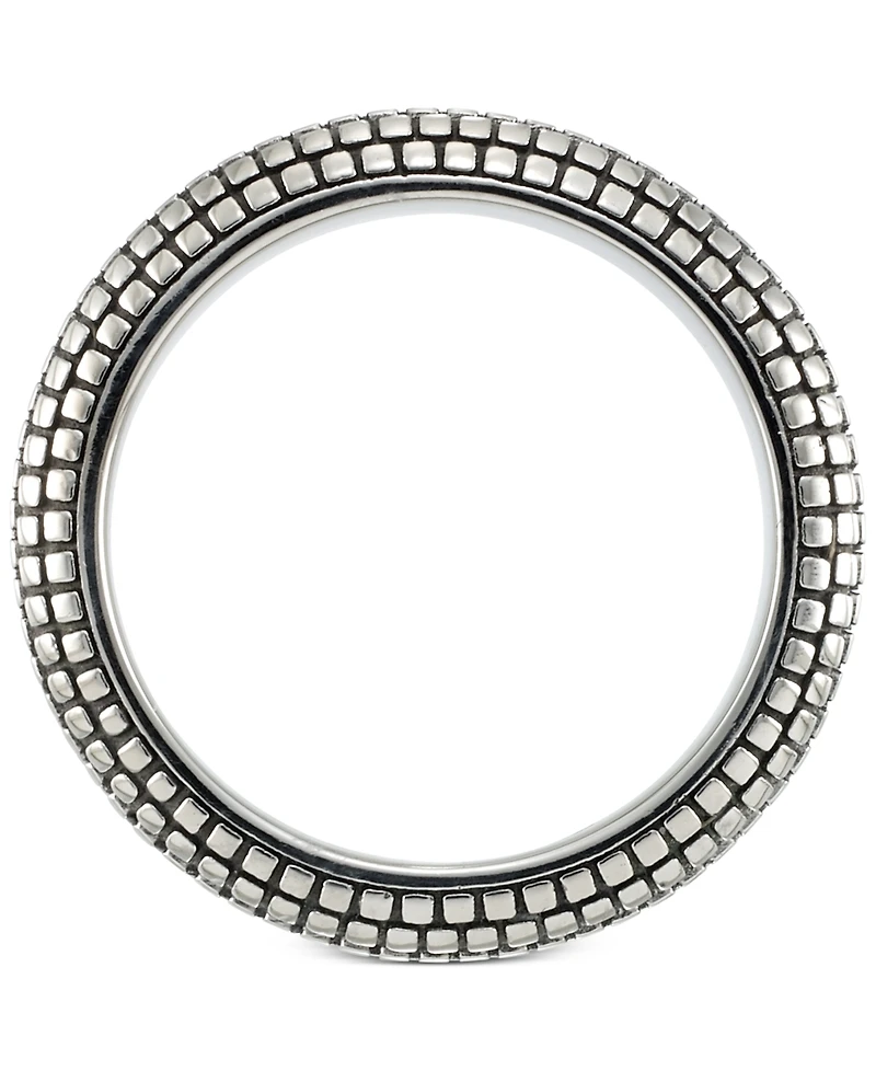 Legacy for Men by Simone I. SmithBlack Ion-Plated Ring Stainless Steel