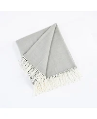 Saro Lifestyle Classic Herringbone Throw, 50" x 60"
