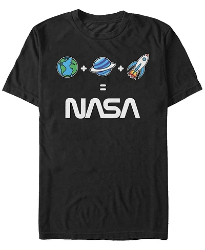 Nasa Men's Emoji's Equal Short Sleeve T-Shirt