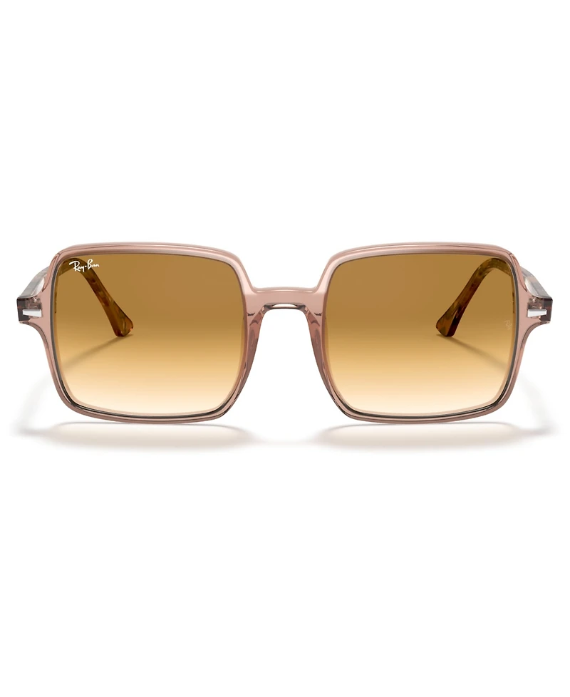 Ray-Ban Women's Sunglasses, RB1973 Square Ii - Trasparent Light Brown