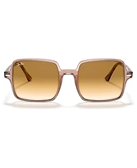 Ray-Ban Women's Sunglasses, RB1973 Square Ii - Trasparent Light Brown