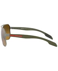 Prada Linea Rossa Men's Polarized Sunglasses, Ps 51VS 62