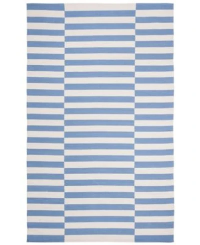 Lauren Ralph Lauren Ludlow Stripe Lrl7350b Chambray Area Rug Collection