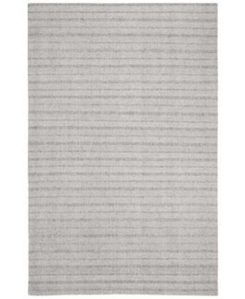 Lauren Ralph Lauren Miles Stripe Lrl6400c Silver Area Rug Collection