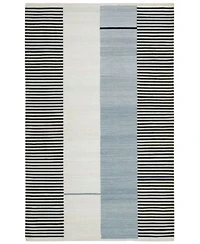 Lauren Ralph Lauren Aryn Stripe Lrl7310c Slate Area Rug Collection