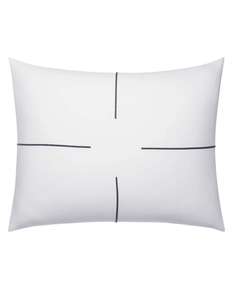 Vera Wang Zig Zag Cotton Sateen 3 Piece Comforter Set, King