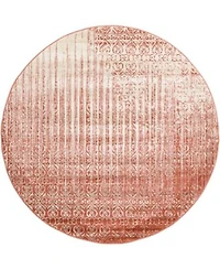 Bayshore Home Lyon Lyo2 Red Area Rug Collection