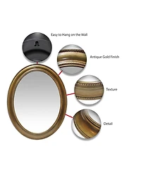 Infinity Instruments Oval Wall Mirror