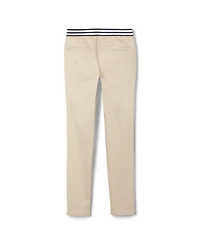 French Toast Plus Girls Contrast Elastic Waist Pull-on Pant