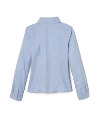 French Toast Plus Size Girls Long Sleeve Oxford Shirt